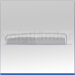 Einmal-Kamm aus Kunststoff, weiß, 12,5cm (L) 