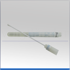 Abstrichtupfer steril mit Kunststoffstab 