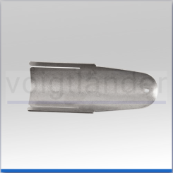 Leichenlöffel mit Schlitzen, Edelstahl, 14 x 5cm (LxB) 