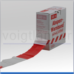 Absperr-Warnband rot/weiß 