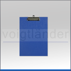 Schreibplatte DIN A4, Klemmleiste an kurzer Seite 