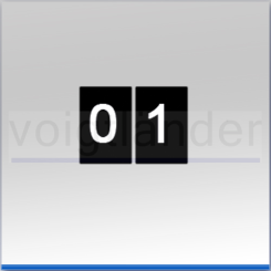 Nummernsatz 0 -  9, magnetisch, 30 x 20mm (HxB) 