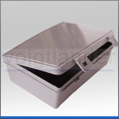 Filmscharnierdose PP, grau 