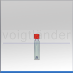 Glasröhrchen mit Schraubverschluss rot 