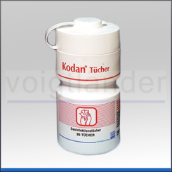 Skin/Surface Disinfectant Wipes, Kodan, dispenser box 
