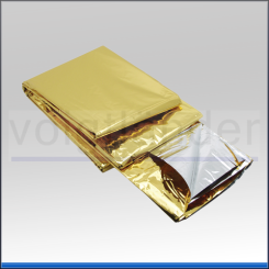 Emergency Blanket, 210 x 160cm, silver/gold 