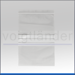 Druckverschlussbeutel PP, mit Beschriftungsfeld 