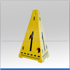 Evidence Markers (Pyramids), with Numbers, 3-sided 