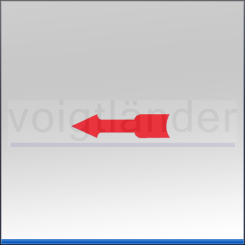 Arrows, Self-Adhesive, 39 x 9mm, red-orange 