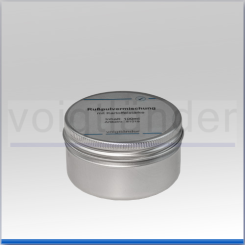 Carbon Black Powder Mixture with potato starch, 100ml, in aluminium tin 