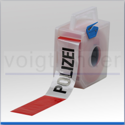 Spenderbox für Absperrband aus Kunststoff 