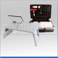 Portable fingerprint taking table in a Case 