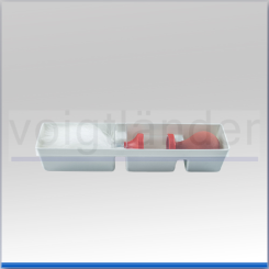 Aufbewahrungsbox für Marabu-/ Zephyr-Zerstäuberpinsel mit transparentem Stülpdeckel 