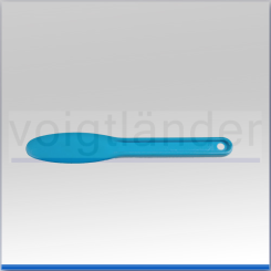 Spatula, 190 x 30mm (LxW), plastic, light blue 