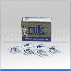 NIK Drogentesttuch für Kokain, Oberflächentest 