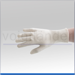 Cotton Gloves, raw white 