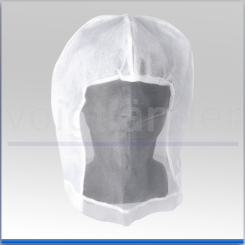 Disposable transport hood (sneeze guard), white  