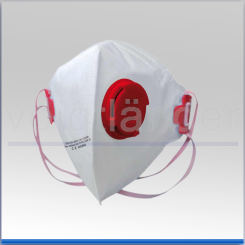 Disposable respiratory mask FFP2 NR D with valve  