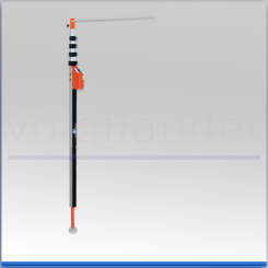 Telescopic measuring rod, 5m for lorries  