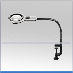 Ringlupenleuchte LED, vario flex, asphärisch, 2,5x, 76mm (D), 6dpt 