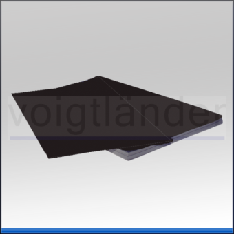 Kontrastblatt schwarz reflektionsfrei, 160g/m² 