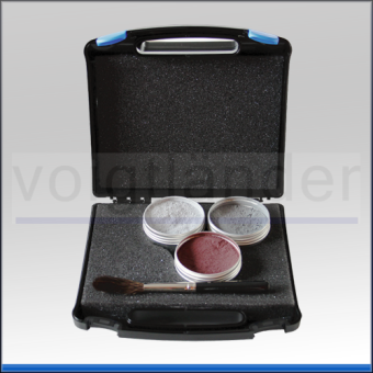 Iron Oxide Powder Mixture Kit in a case 