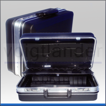 Hartschalen-Koffer, ABS, schwarz, 490 x 365 x 195mm 