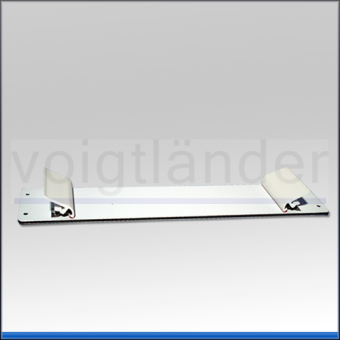 Clamp Mounting, 75 mm (W), with 2 clips for hinge lifter for fingerprints/ palmprints 