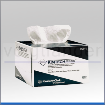 Wiping/cleaning cloth, 11 x 21cm, 1-layer,  white, Kimtech, dispenser carton  
