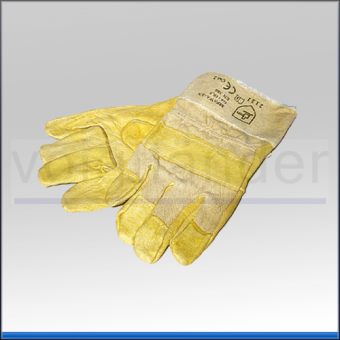 Pigskin Leather Work Gloves, size 10.5 