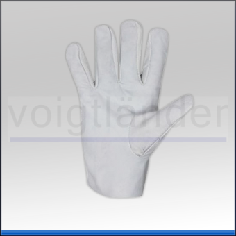 Sheepskin Work Gloves, with cotton back, size 10 