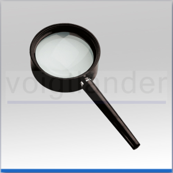 Hand Magnifier biconvex, 3x, 40mm (d), 8dpt  3x / 40mm (d)