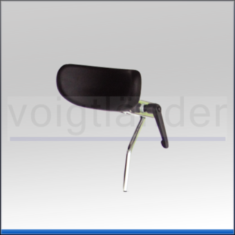 Headrest with Hinge and Adjustment Unit, for Chair for Photographic Identification 