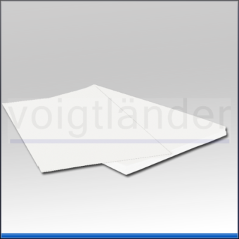 Chromolux Backing Card white high gloss paper 