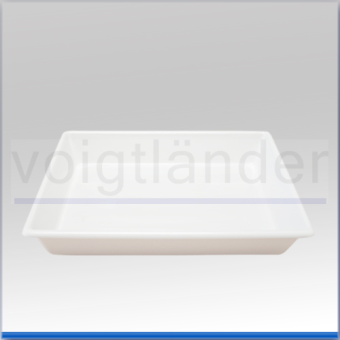 Laboratory Tray without Ridges, white, 13 x 18cm 