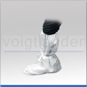 Overboots, Tyvek, white, with sole made of PVC 