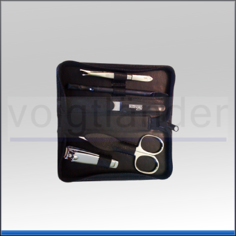 Manicure Kit, 5 units in a leather case 