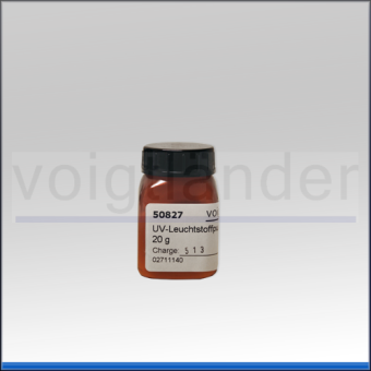 UV Powder yellow, for invisible detection, 20g, in plastic jar 