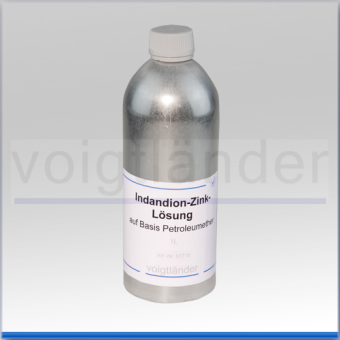Indandion-Zink, Lösung, auf Basis Petroleumether, 1L 