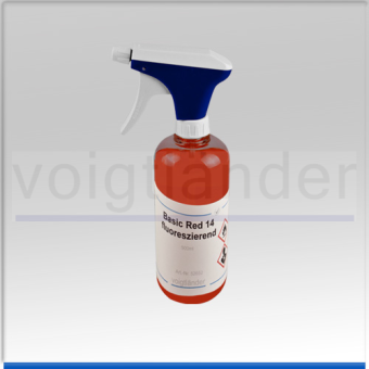 Basic Red 14, solution,  500ml, in spray bottle  