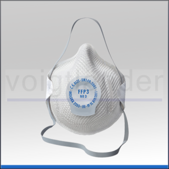 Disposable respiratory mask FFP3 NR D with valve  
