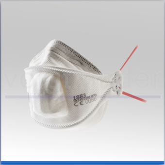 Disposable respiratory mask FFP3 NR D with valve  